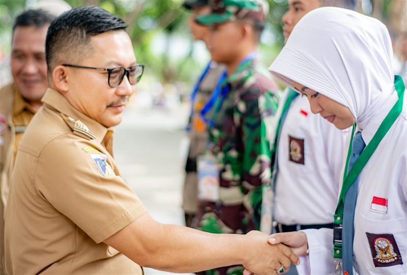 Penyematan Tanda Peserta Calon Paskibraka Kabupaten Banggai 2024