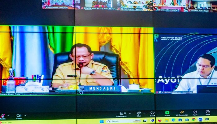 Sekab Banggai Ramli Tongko Ikuti Rakor Inflasi