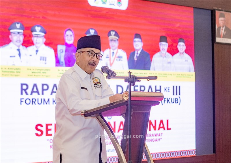 Ketua FKUB Sulawesi Tengah Prof. Dr. KH. Zainal Abidin, M.Ag.