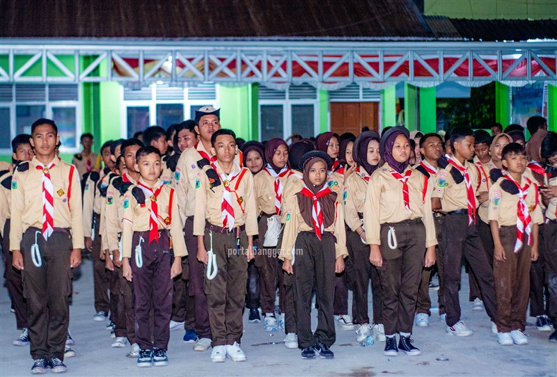 Peserta Ulang Janji Pramuka Tahun 2024