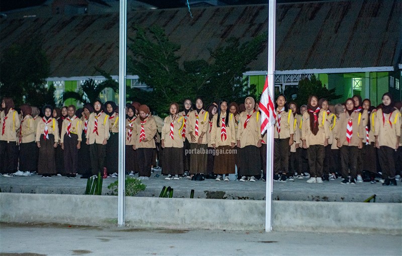 Peserta Ulang Janji Pramuka Tahun 2024