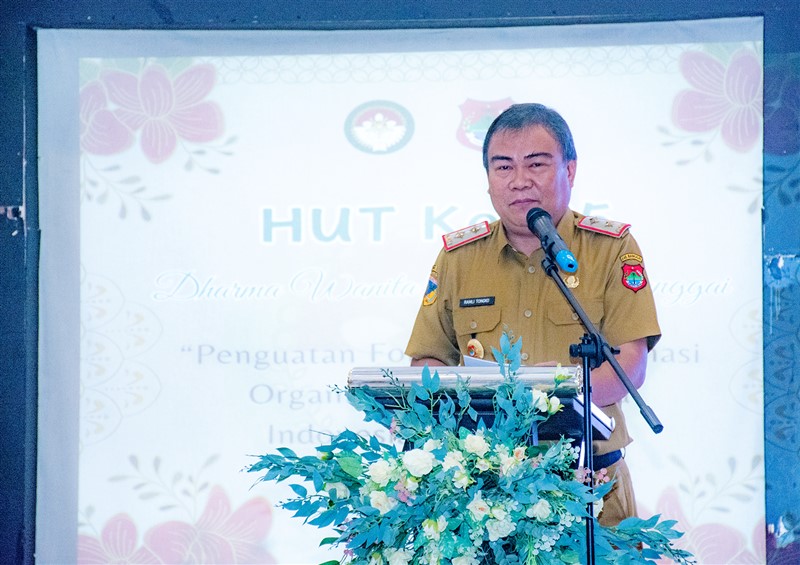 Pj. Sekda Kabupaten Banggai pada Peringatan HUT DWP Kabupaten Banggai Tahun 2024