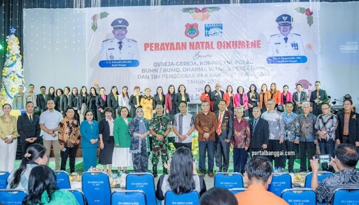 Perayaan Natal Oikumene Tahun 2024 Dihadiri Pj Sekda Banggai