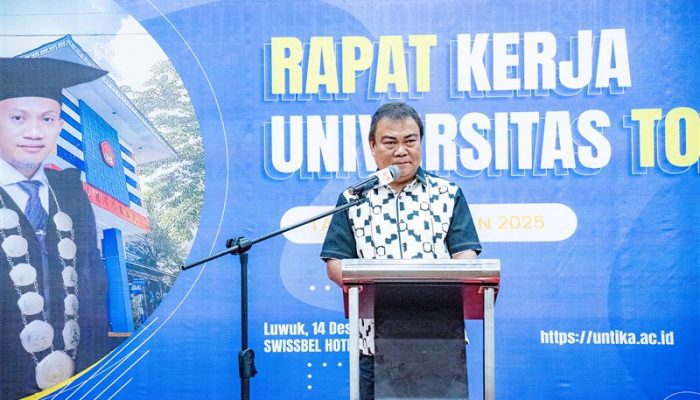 Universitas Tompotika Luwuk Laksanakan Rapat Kerja Tahun 2024