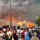 Pasar Sentral Luwuk Terbakar