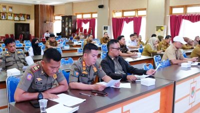 Peserta Rapat Tim Penertiban Dan Pengamanan Barang Milik Daerah Kabupaten Banggai Tahun 2024