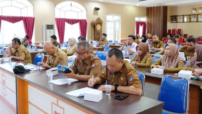 Peserta Rapat Tim Penertiban Dan Pengamanan Barang Milik Daerah Kabupaten Banggai Tahun 2024