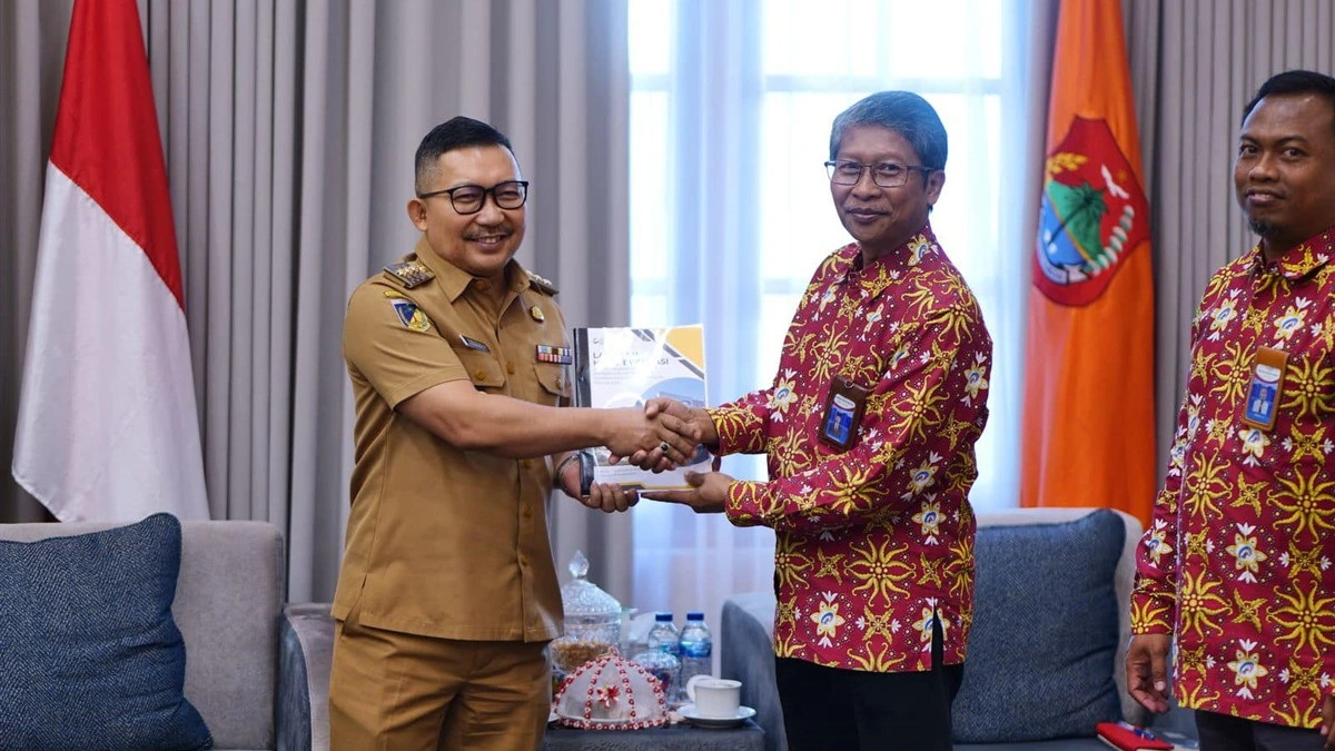 Bupati Banggai Terima Hasil Evaluasi Kapabilitas Pengawasan Dari BPK Sulawesi Tengah