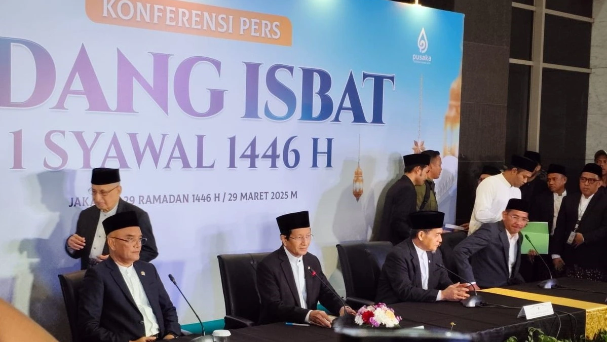 Konferensi Pers Pasca Sidang Isbat