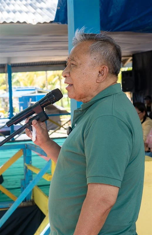 Wakil Bupati Banggai saat sambutan