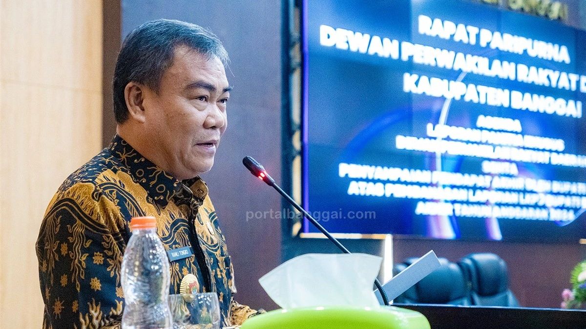 Sambutan Tertulis Bupati Banggai dibacakan Pj. Sekda Kabupaten Banggai Ramli Tongko