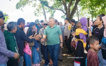 Wakil Bupati Banggai Hadiri dan Buka Hari Raya Ketupat di Pantai Hek Permai, Desa Tomeang