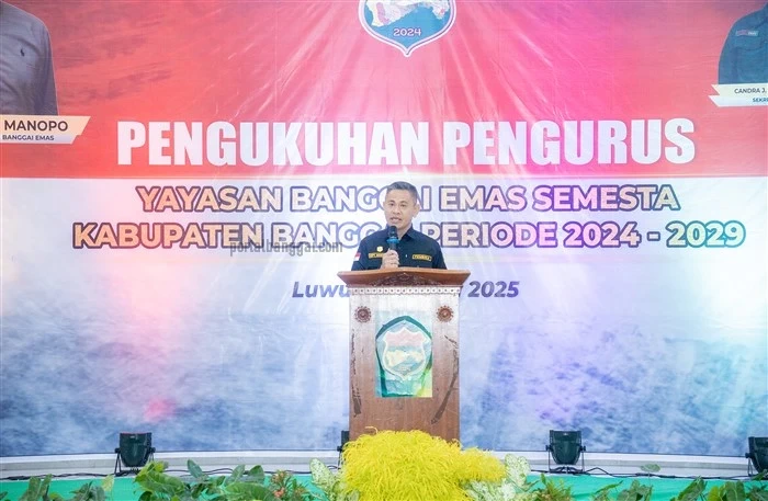 Sambutan Pembina Utama Yayasan Banggai Emas Semesta, Hapy Yeremia Manopo