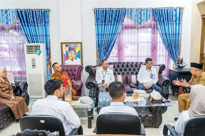 Wabup Banggai Terima Kunjungan Badan Bank Tanah