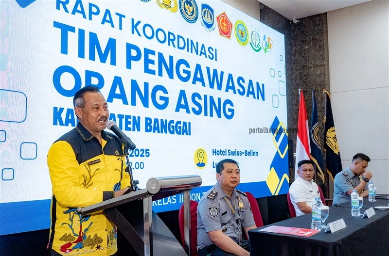 Sambutan Asisten2 Setda Kabupaten Banggai.