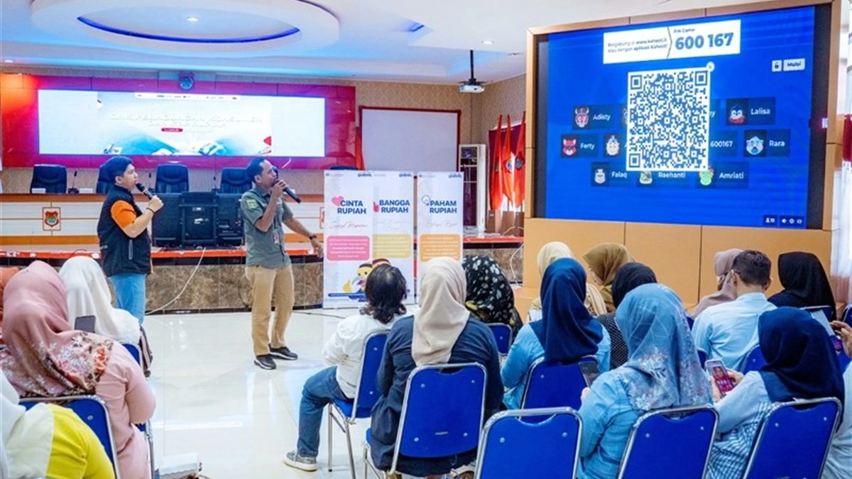 Sosialisasi dari pihak Bank Indonesia Perwakilan Sulawesi Tengah
