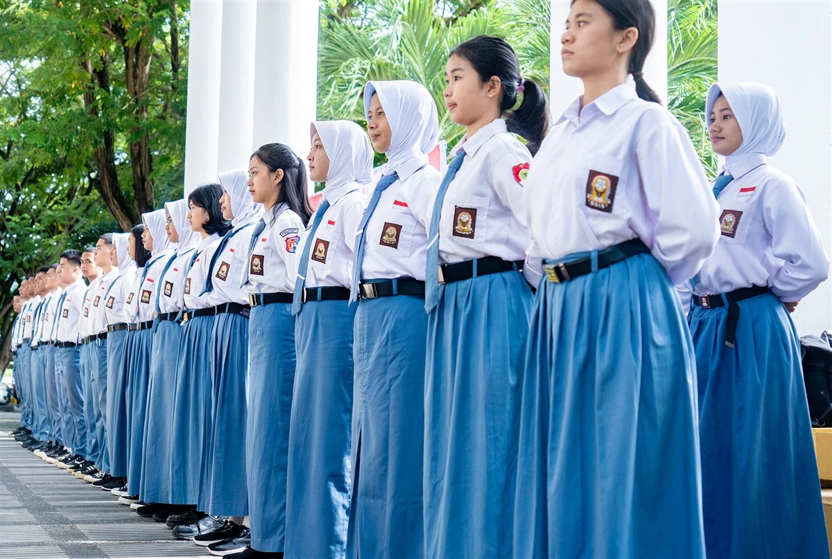 Peserta Pusdiklat Calon Anggota Paskibraka Kabupaten Banggai Tahun 2025