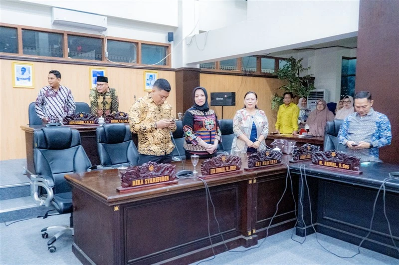 Sejumlah anggota DPRD Kabupaten Banggai yang hadir.