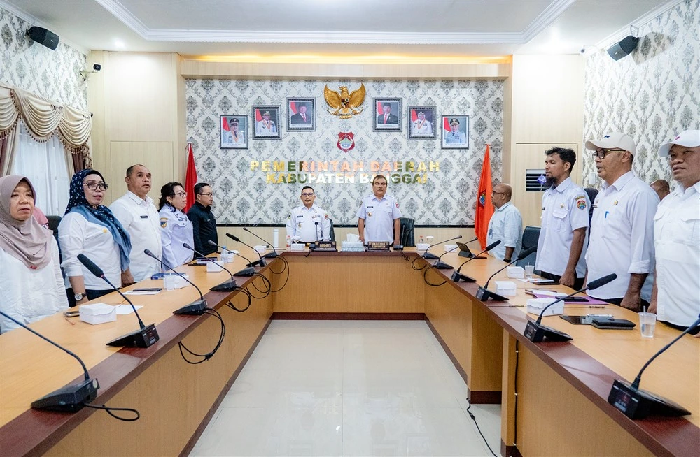 Bupati Banggai H. Amirudin Hadiri Rakor TPID Yang Dipimpin Gubernur Sulteng