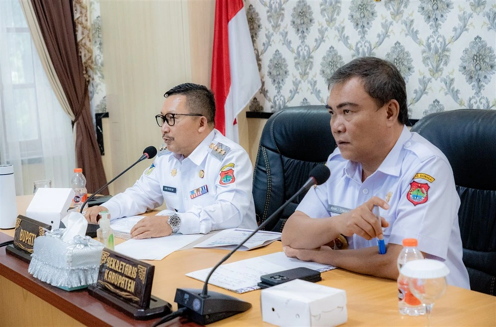Bupati Banggai H. Amirudin Hadiri Rakor TPID Yang Dipimpin Gubernur Sulteng